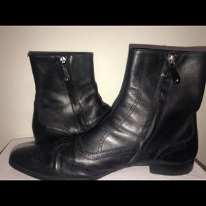 🔥 AUTHENTIC BALLY BUTTER SOFT ZIP WINGTIPS RETRO